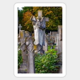 Cemetery Angel Sticker
